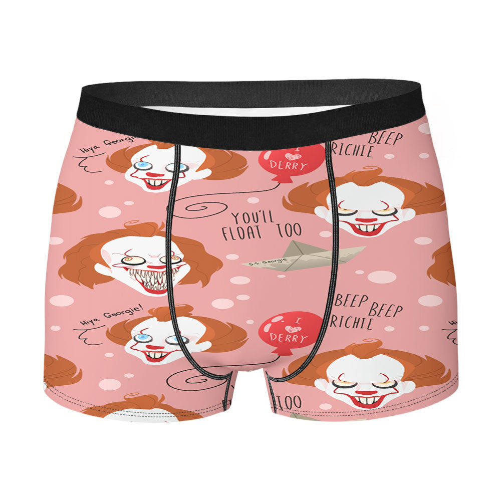 Youll Floar Too Pennywise Pattern Men's Boxer Briefs
