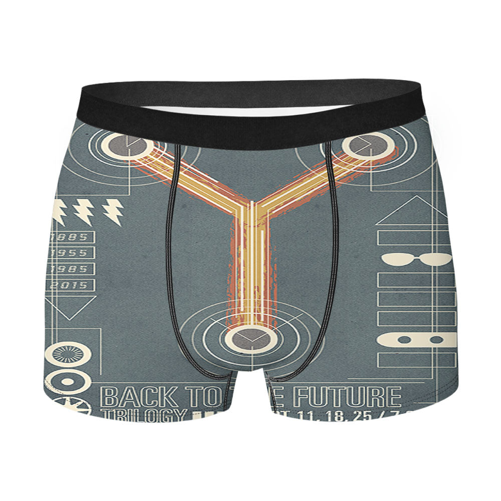 Back To The Future Flux Men'S Boxer Briefs