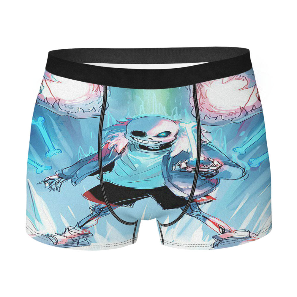 Cool Undertale Sans Dragon Fanart Men'S Boxer Briefs