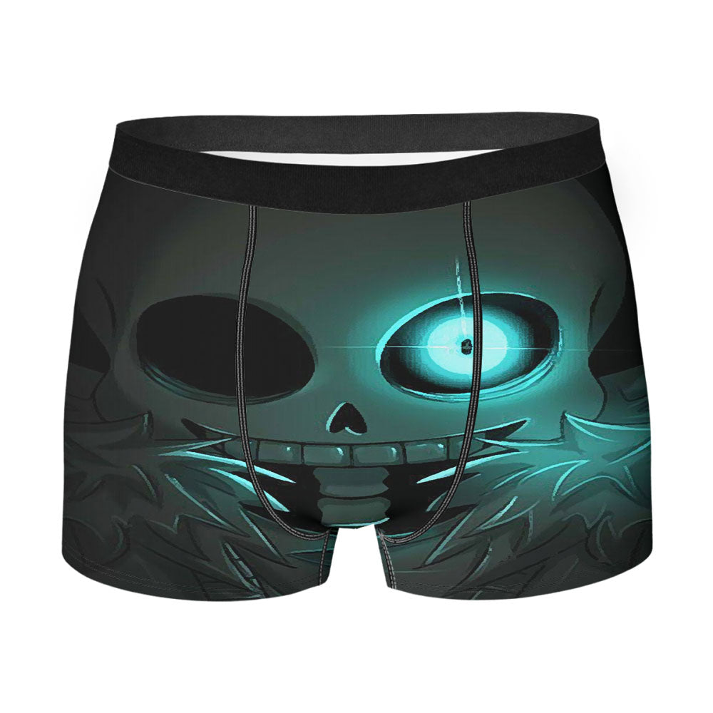 Cute Undertale Sans Skull Skeleton Men'S Boxer Briefs