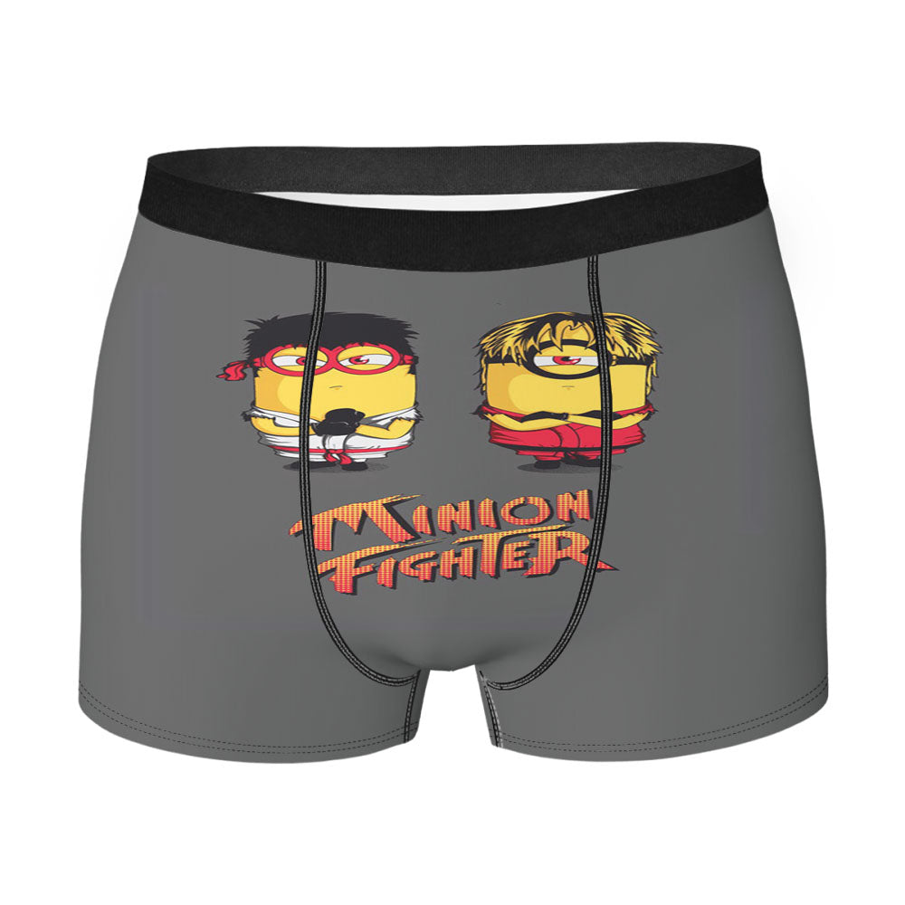 Despicable Me Minions Street Fighter- Men'S Boxer Briefs
