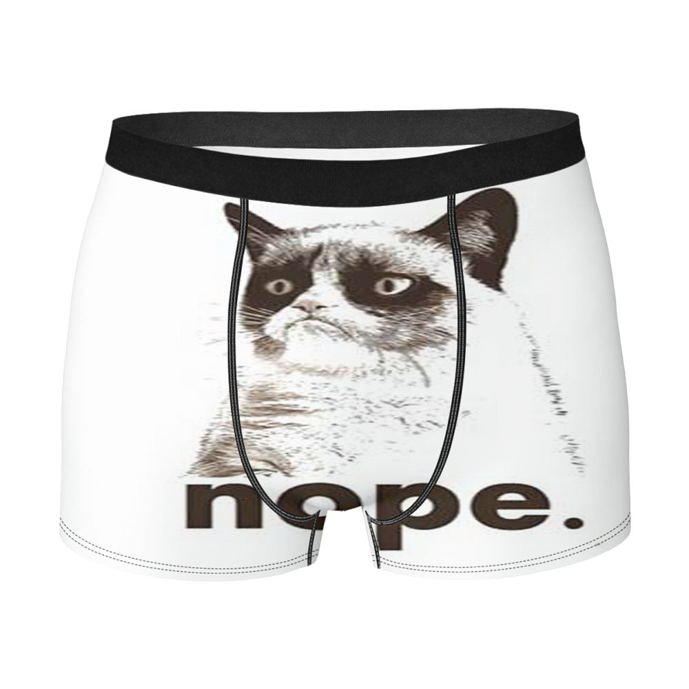 Grumpy Cat Nope Men'S Boxer Briefs