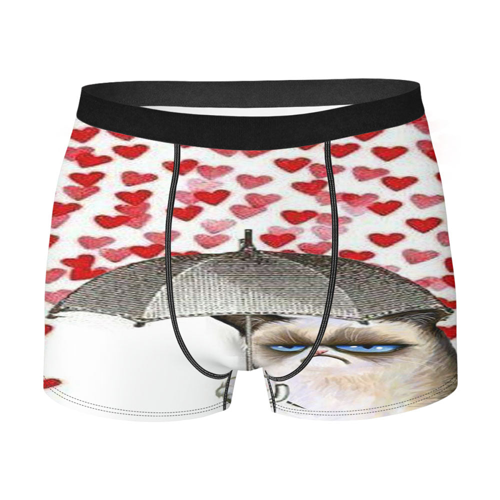Grumpy Cat Umbrella Men'S Boxer Briefs