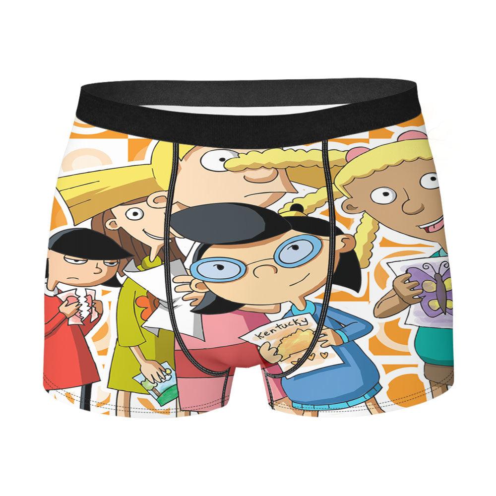 Helga Phoebe Rhonda Hey Arnold Girl Characters Men'S Boxer Briefs