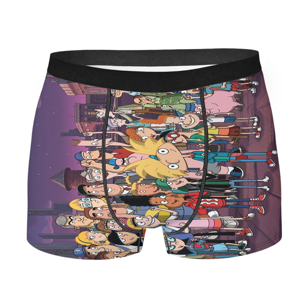 Hey Arnold Nickelodeon All Characters Men'S Boxer Briefs