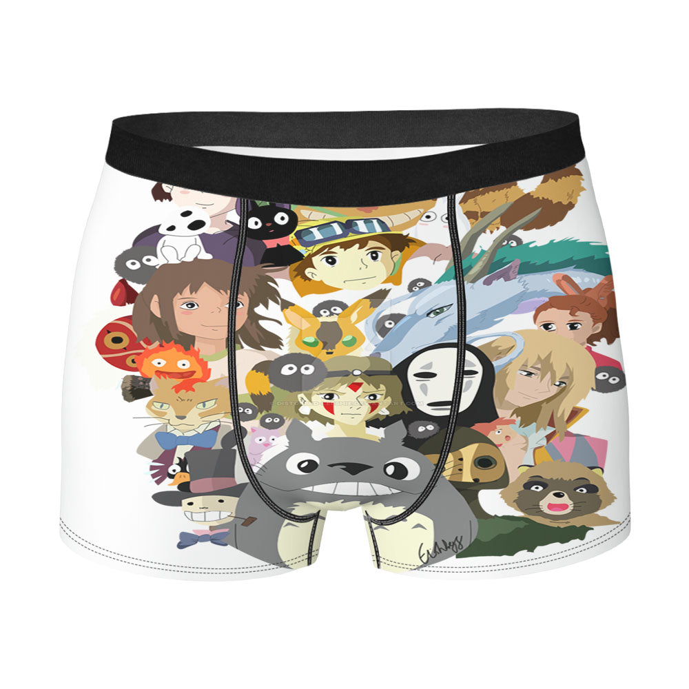 Studio Ghilbli Anime Men'S Boxer Briefs