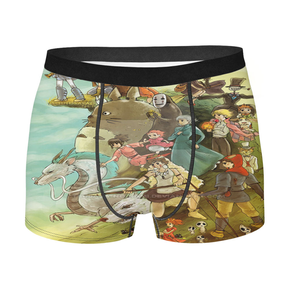Studio Ghilbli Cartoon Men'S Boxer Briefs