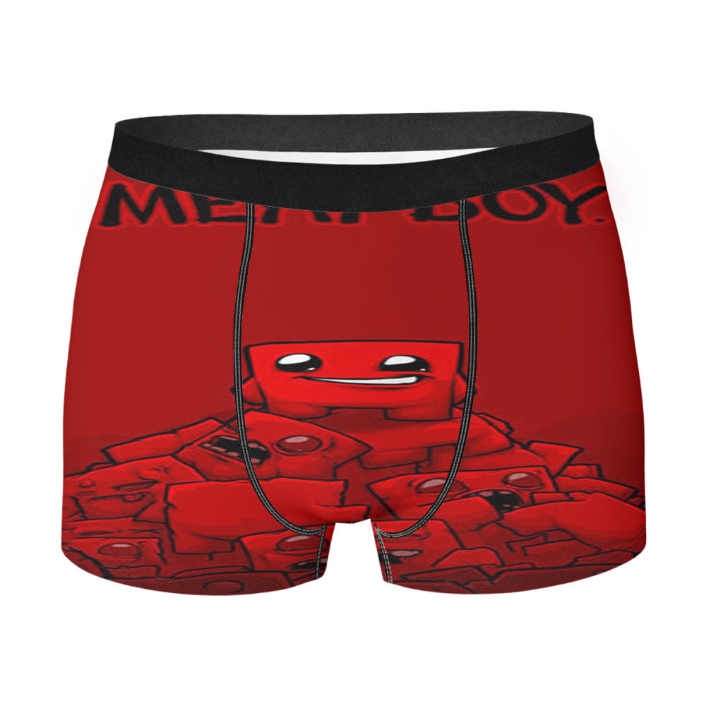 Super Meat Boy Cartoon Men'S Boxer Briefs