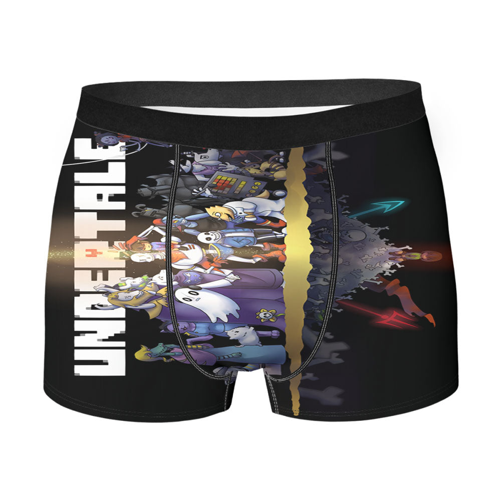 Undertale Characters Minecraftt Men'S Boxer Briefs