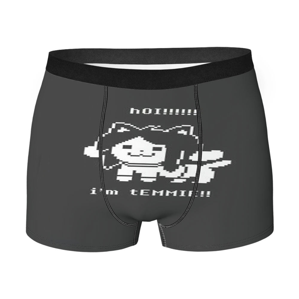 Undertale Temmie Men'S Boxer Briefs