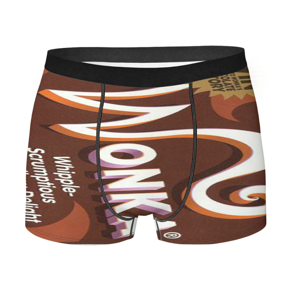 Wonka Chocolate Bar Quirky Sweet Men'S Boxer Briefs