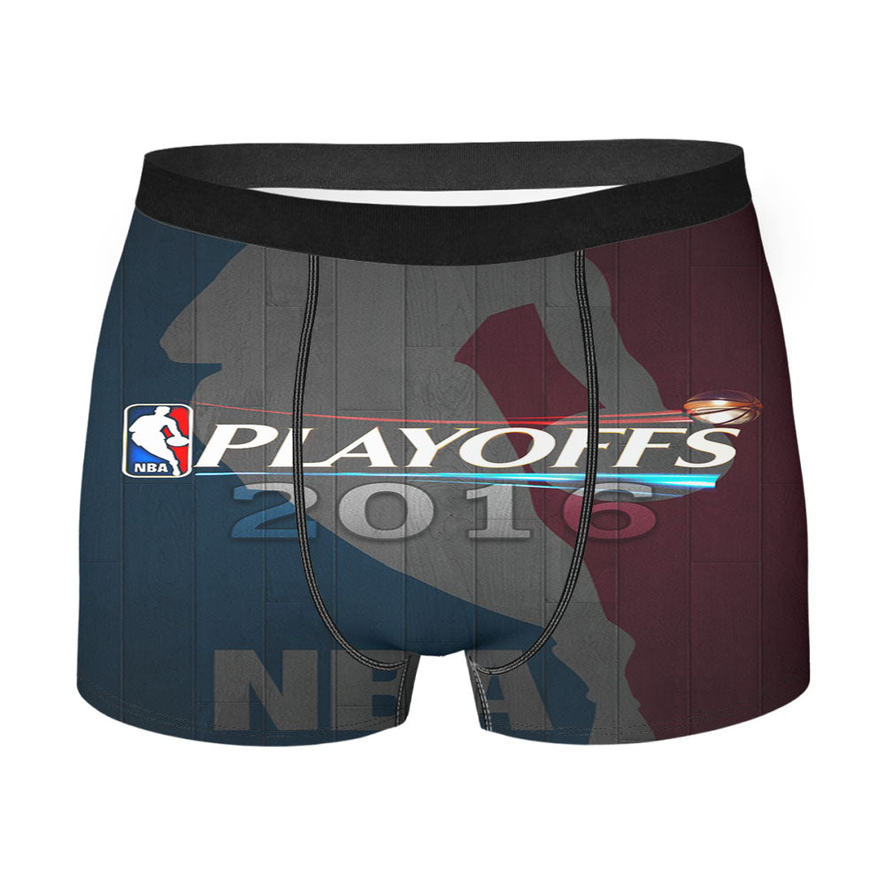 2016 Nba Playoffs Logo Men'S Boxer Briefs