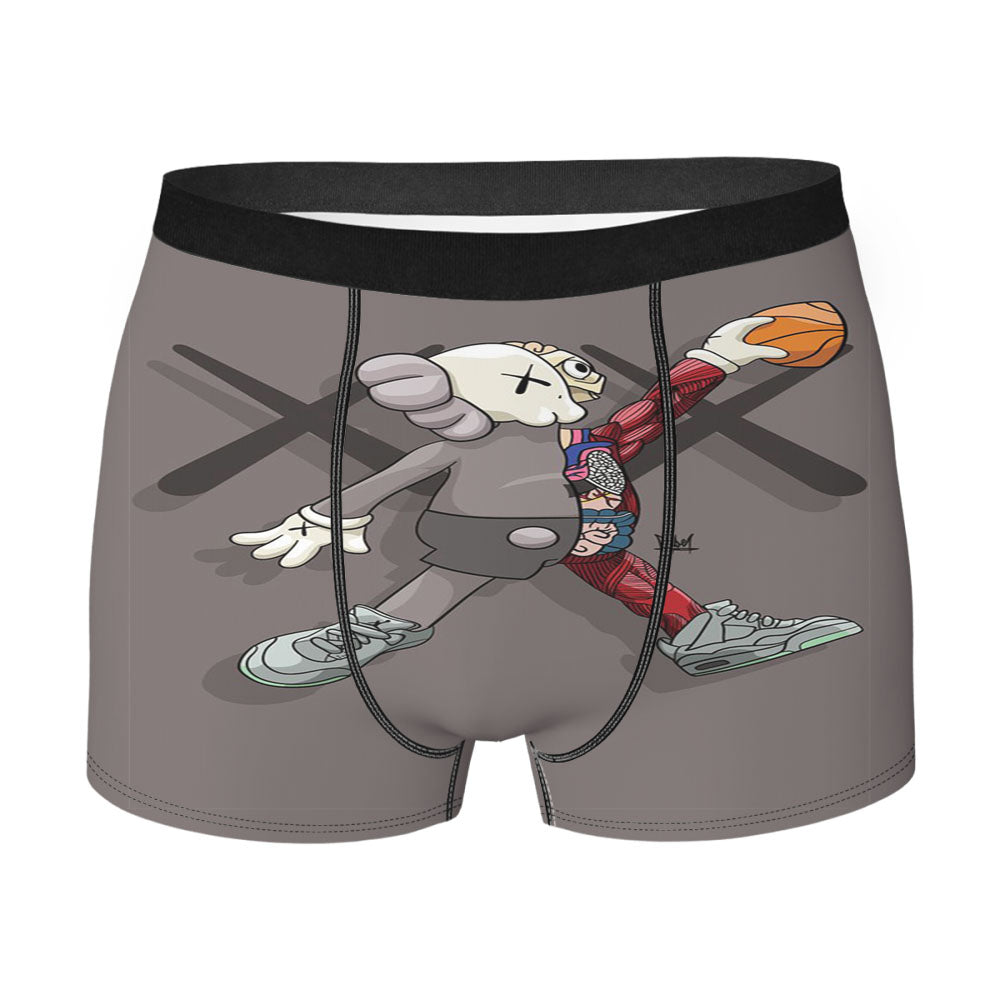77 Kaws Air Jordan Men'S Boxer Briefs