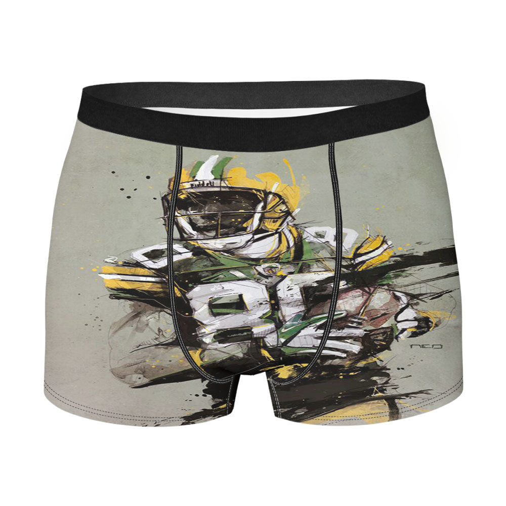 80 Nfl Football Men'S Boxer Briefs