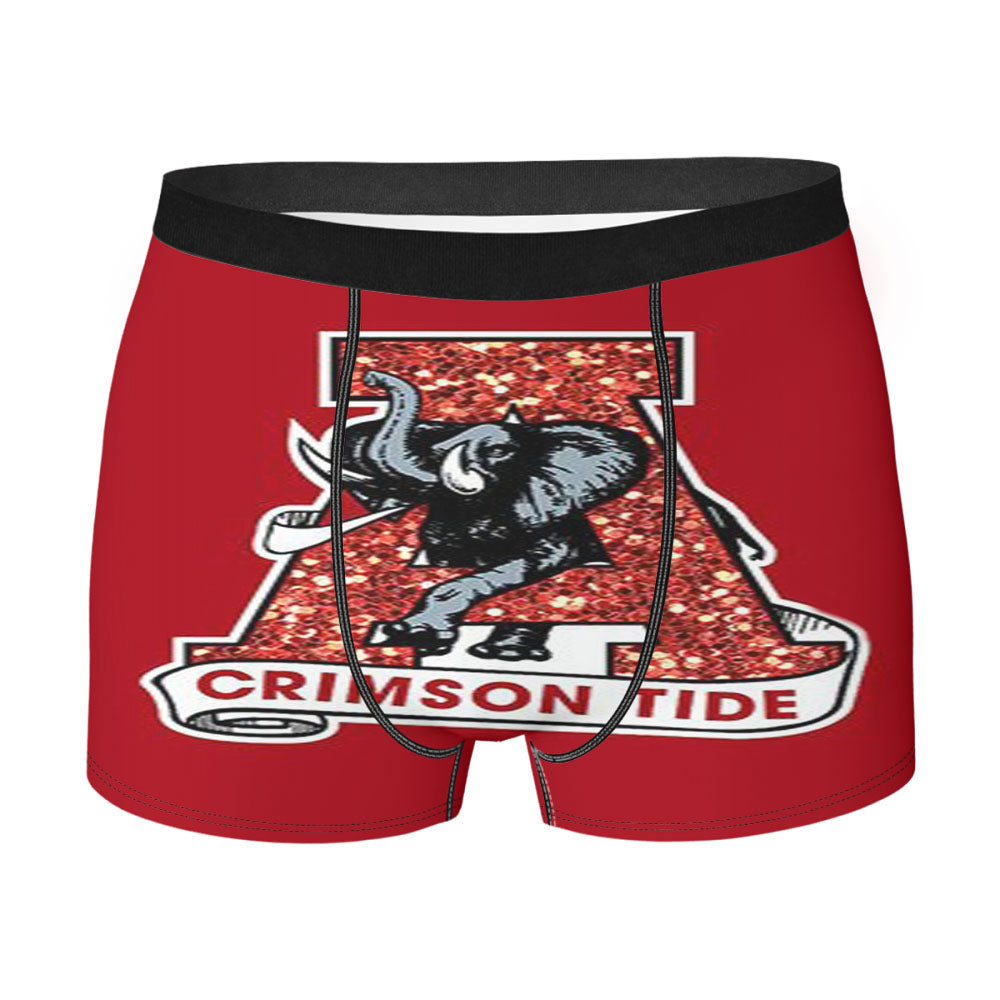 Alabama Crimson Tide Football Men'S Boxer Briefs