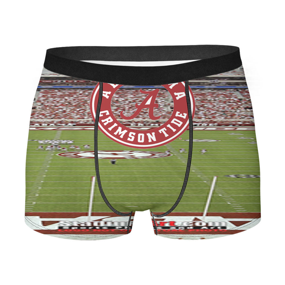 Alabama Crimson Tide Home Men'S Boxer Briefs