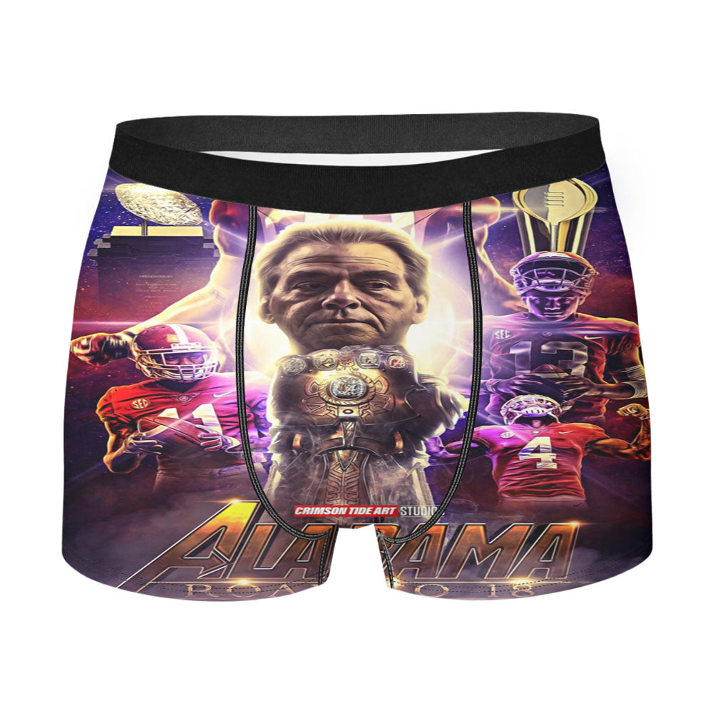 Alabama Football Poster Men'S Boxer Briefs