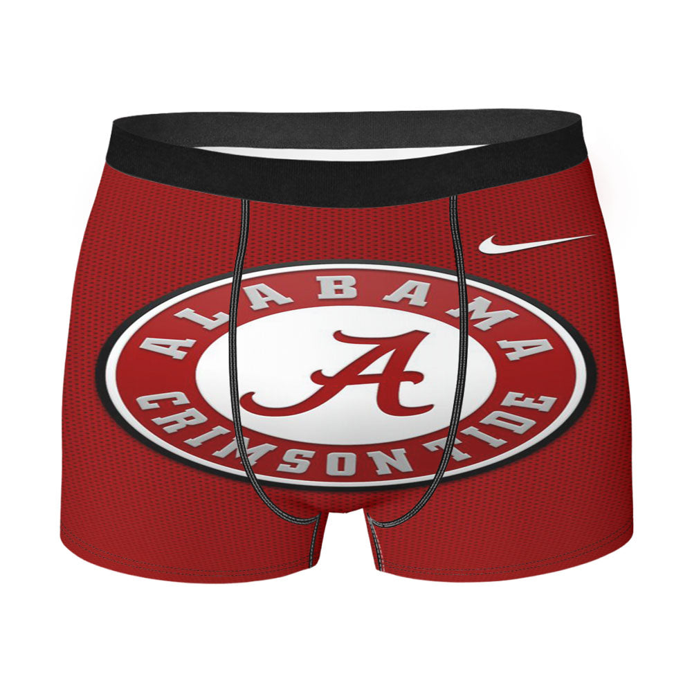 Alabama Logo Ribbon Men'S Boxer Briefs