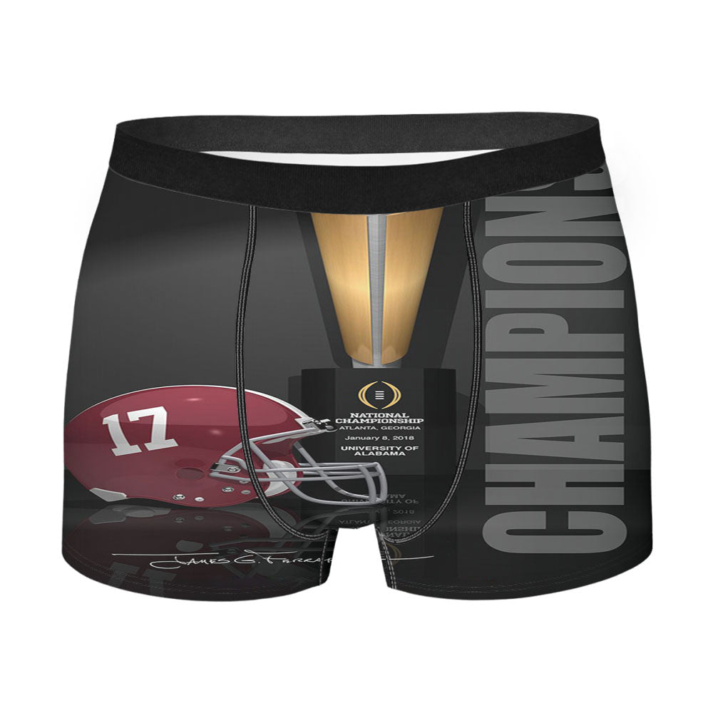 Alabama National Champions Wallpaper Men'S Boxer Briefs