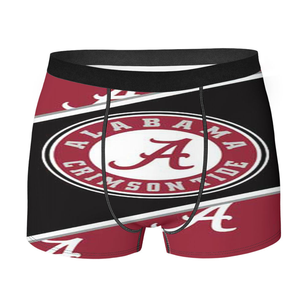 Alabama Ribbon Logo Men'S Boxer Briefs