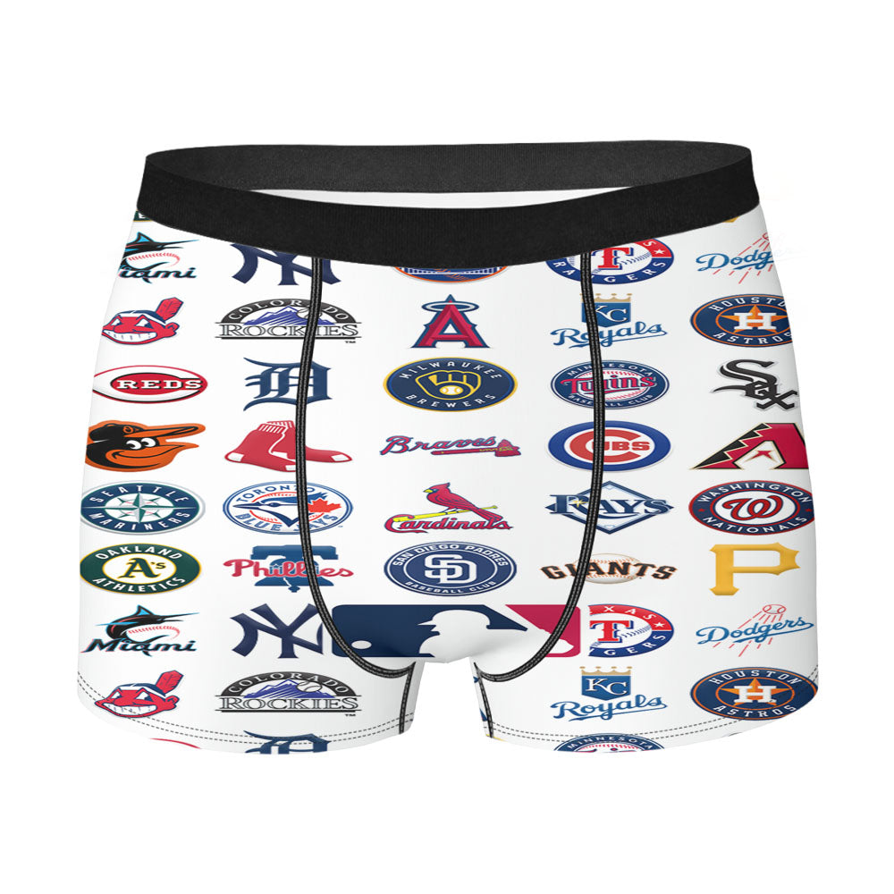 All Baseball Team Mlb Logo Collage Men'S Boxer Briefs