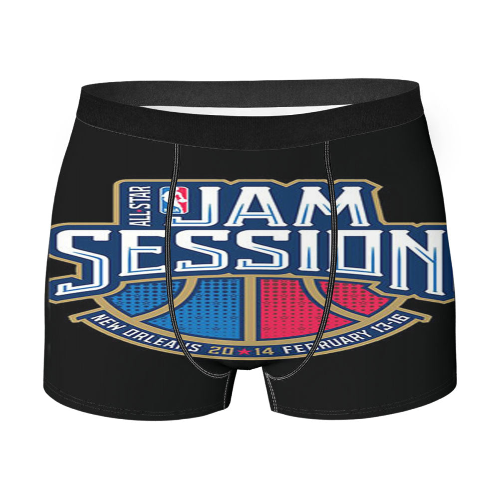 All Star Jam Session Black Men'S Boxer Briefs