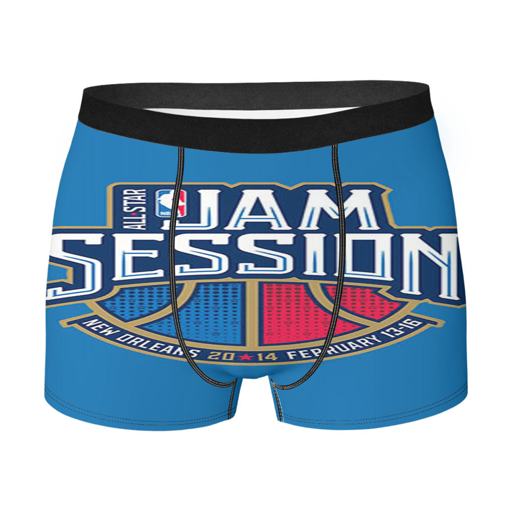 All Star Jam Session Blue Men'S Boxer Briefs