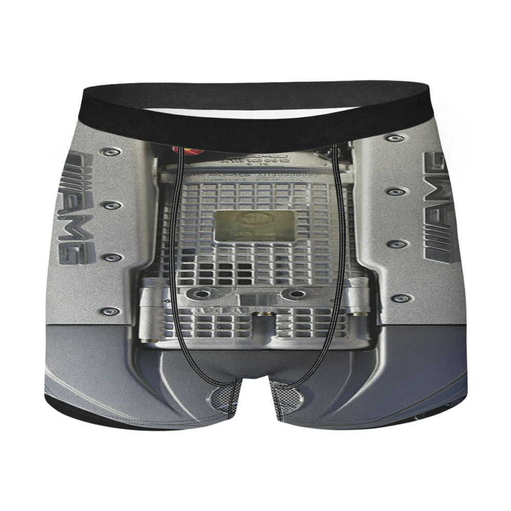 Amg Mercedes Benz Engine Men'S Boxer Briefs