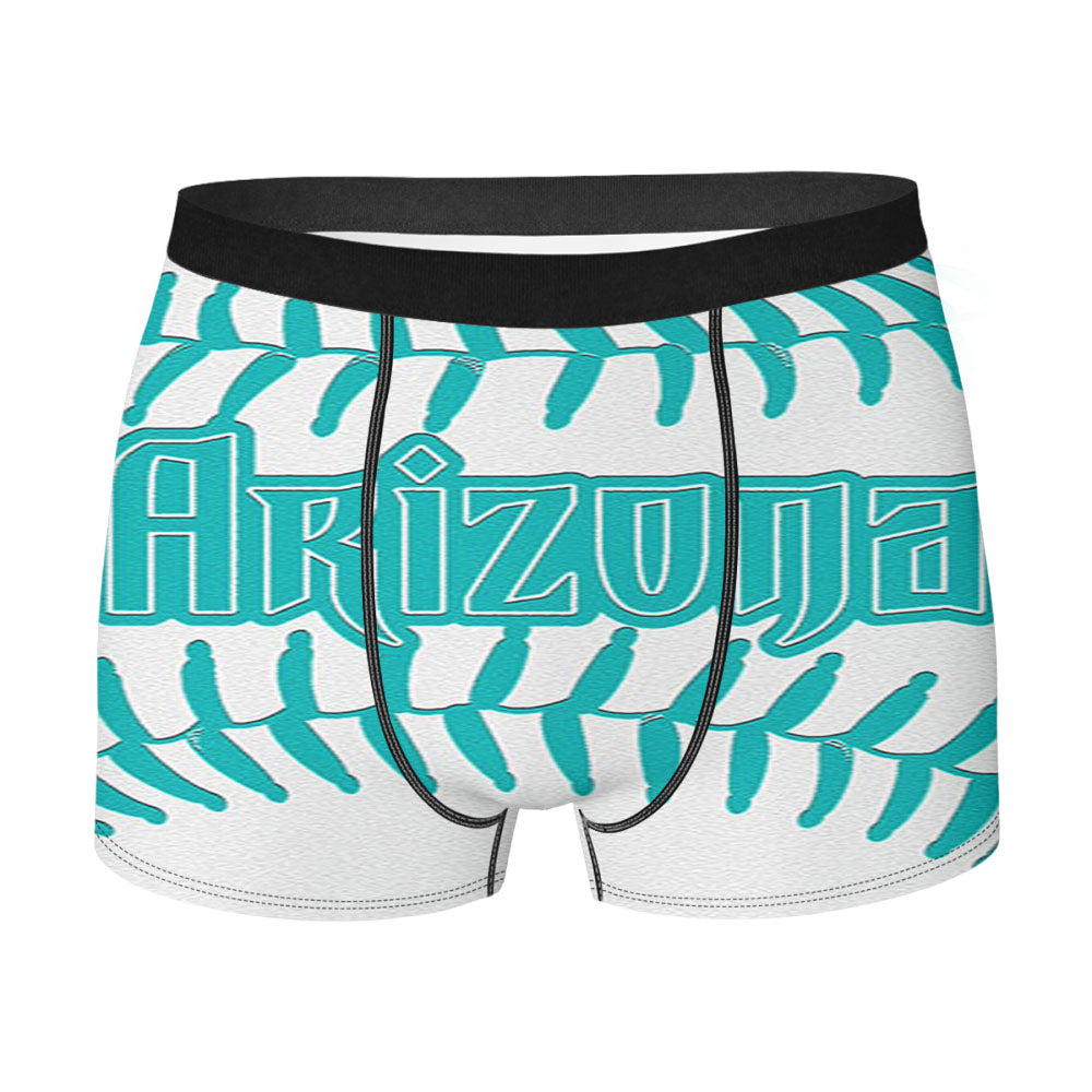 Arizona Blue White Men'S Boxer Briefs
