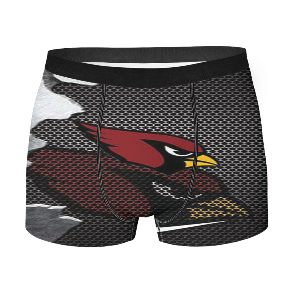 Arizona Cardinals Broken Mesh Men'S Boxer Briefs