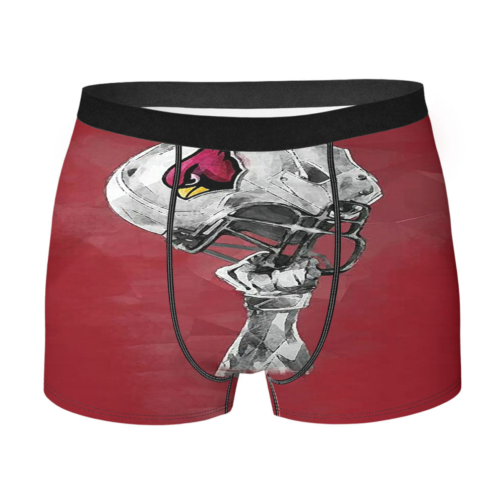 Arizona Cardinals Helmets Men'S Boxer Briefs