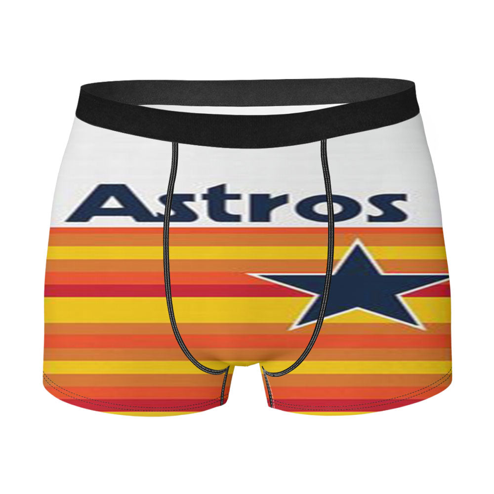 Astros Baseball Logo Men'S Boxer Briefs