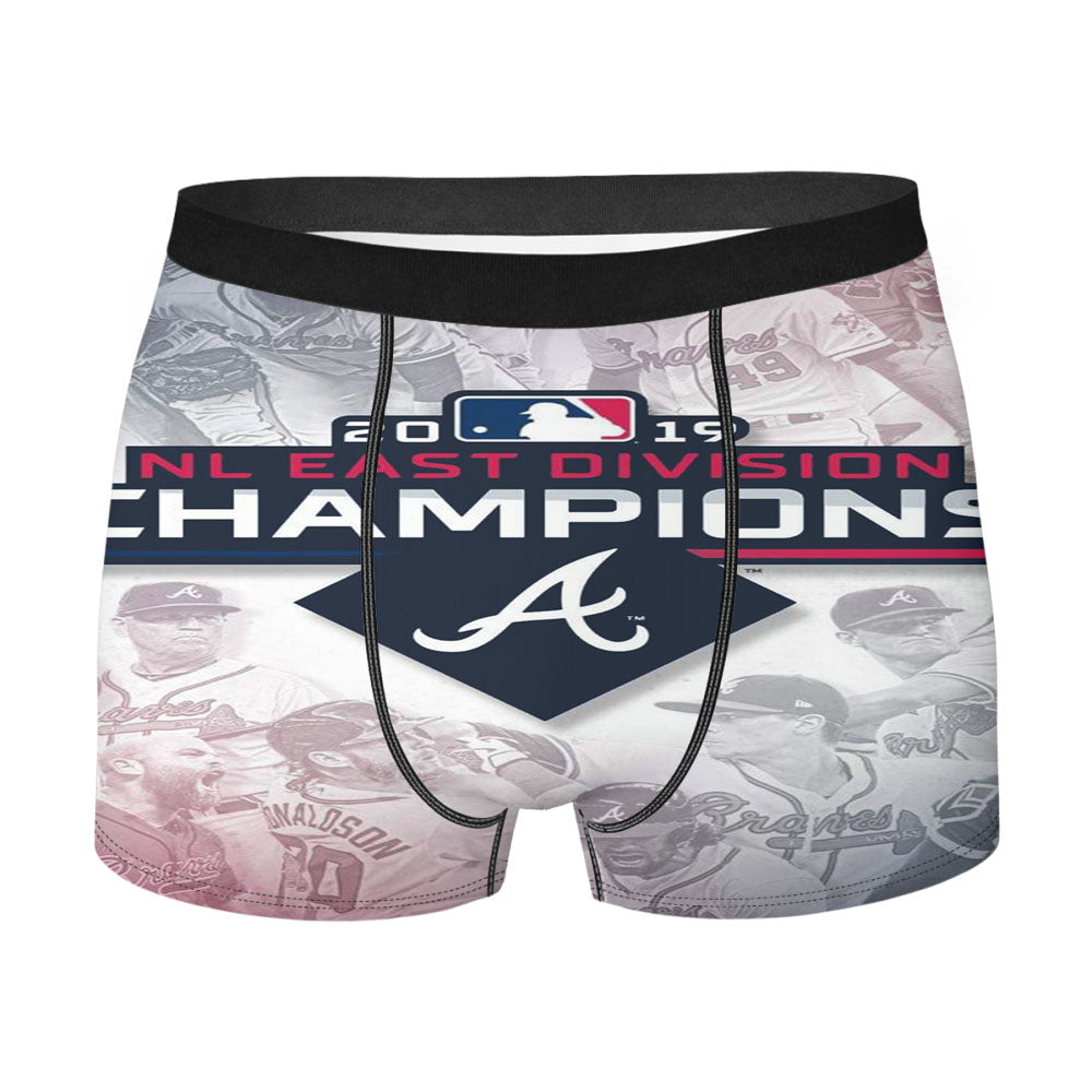 Atlanta Braves 2019 Nl East Division Champions Men'S Boxer Briefs