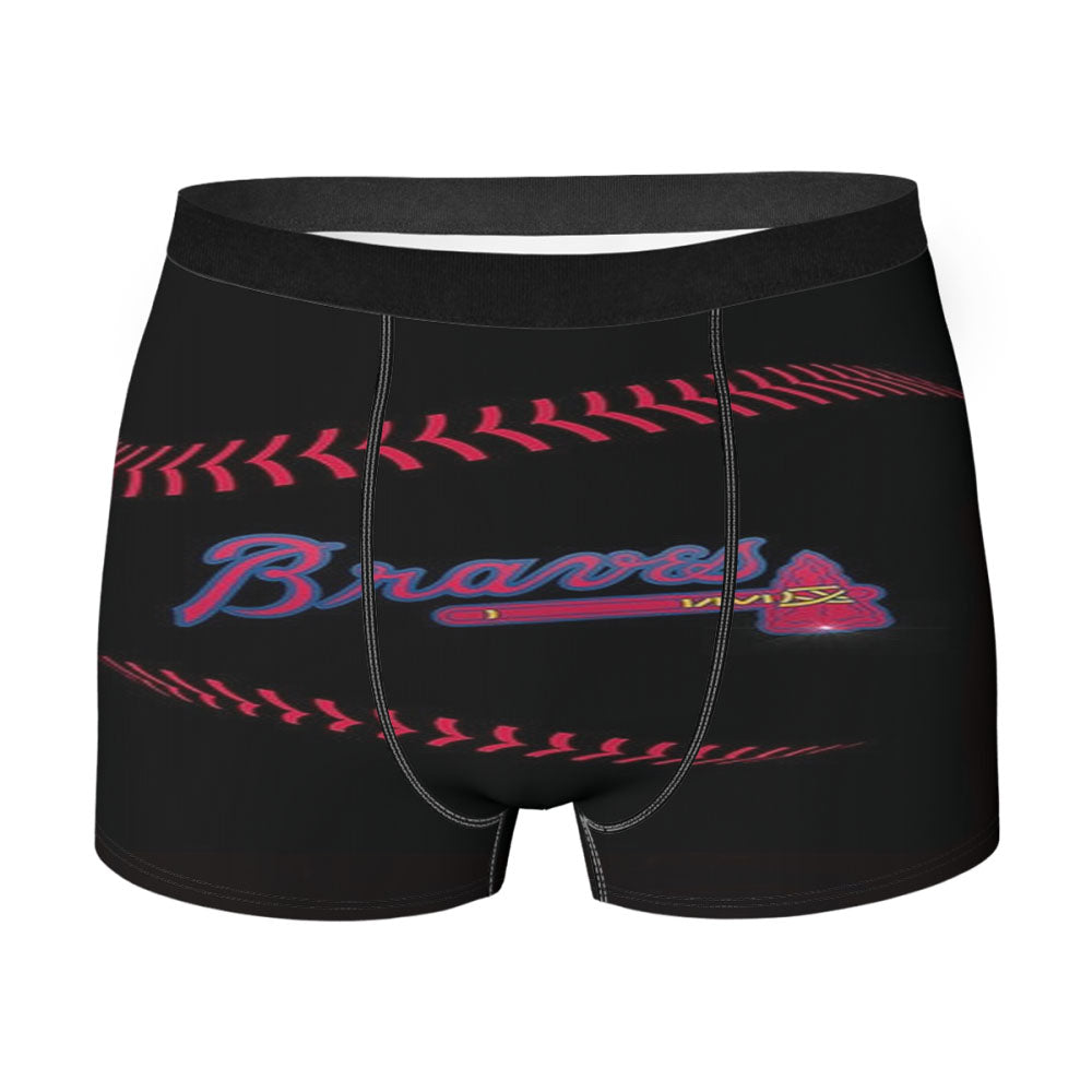 Atlanta Braves Baseball Mlb Men'S Boxer Briefs