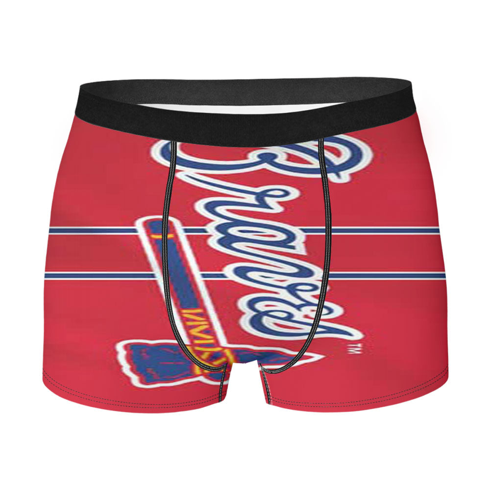 Atlanta Braves Jersey Logo Men'S Boxer Briefs