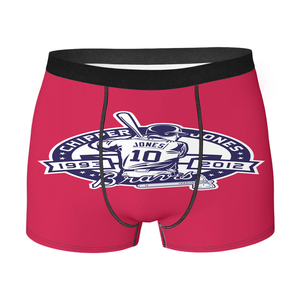 Atlanta Braves Logo Images Men'S Boxer Briefs