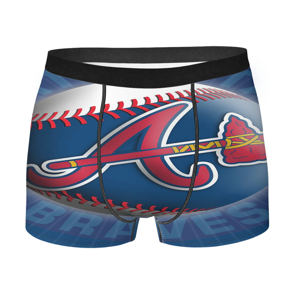 Atlanta Braves Softball Logo Men'S Boxer Briefs