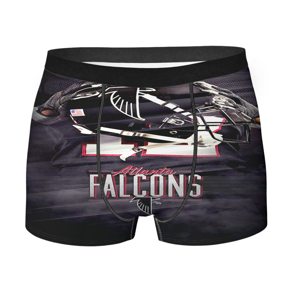 Atlanta Falcons Baseball Helmet Men'S Boxer Briefs