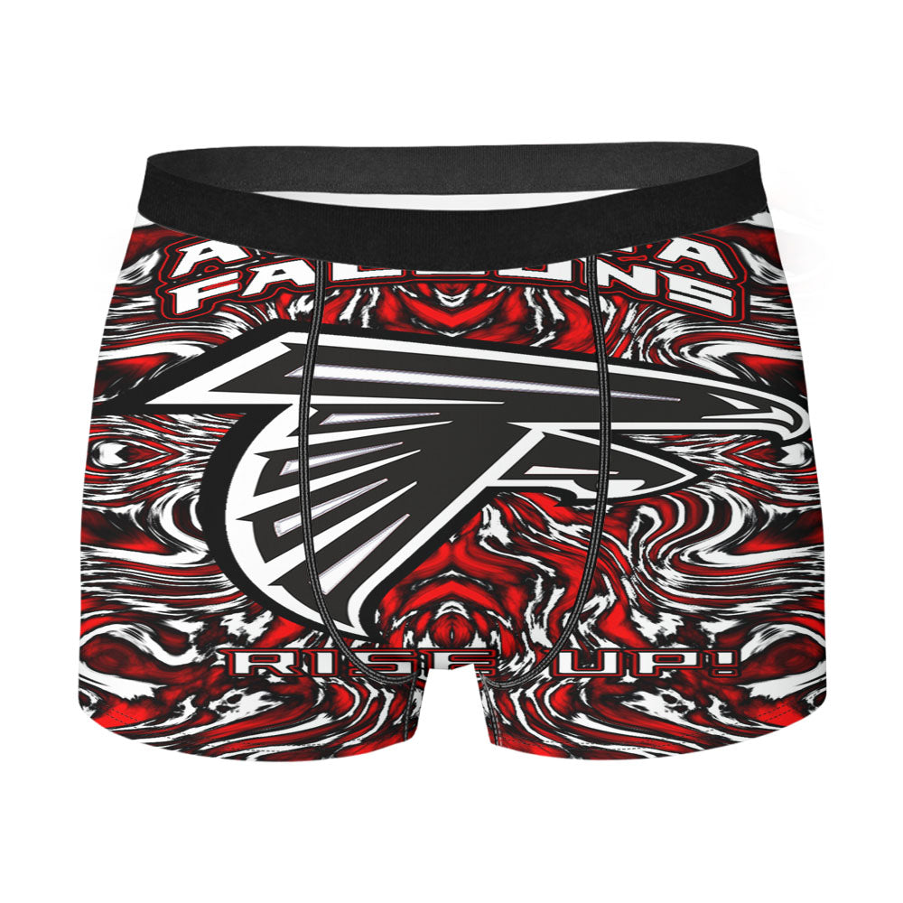 Atlanta Falcons Rise Up Logo Art Men'S Boxer Briefs