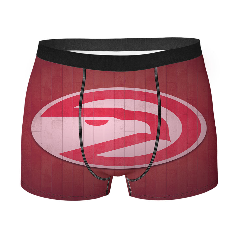 Atlanta Hawks Hardwood 2 Men'S Boxer Briefs