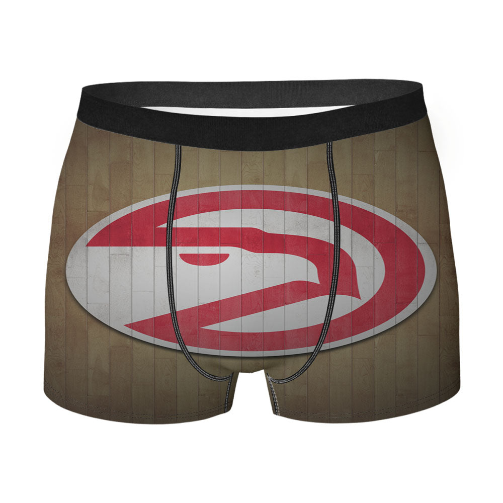 Atlanta Hawks Hardwood Men'S Boxer Briefs
