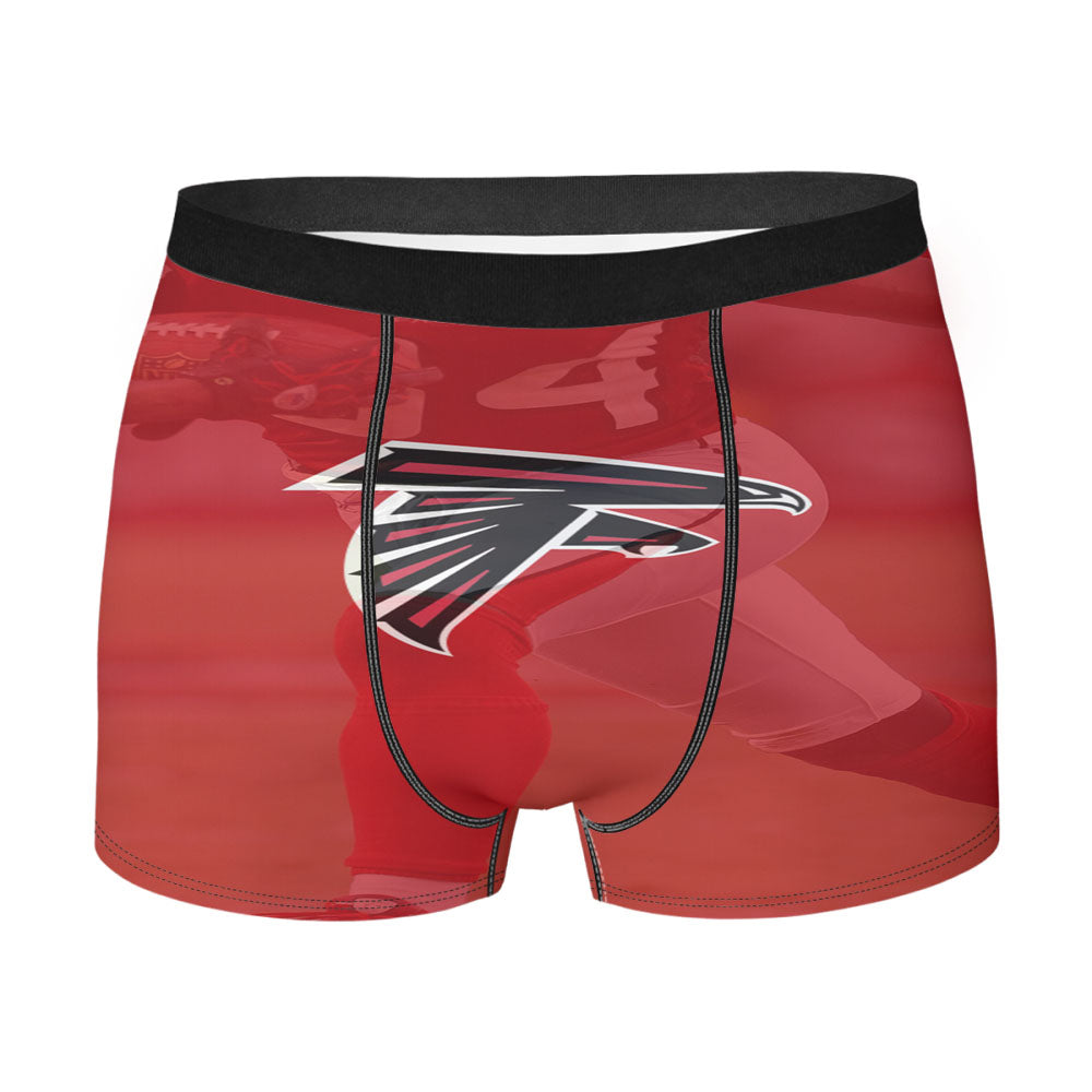 Atlanta Super Bowl Wallpaper Li Logo Transparent Men'S Boxer Briefs
