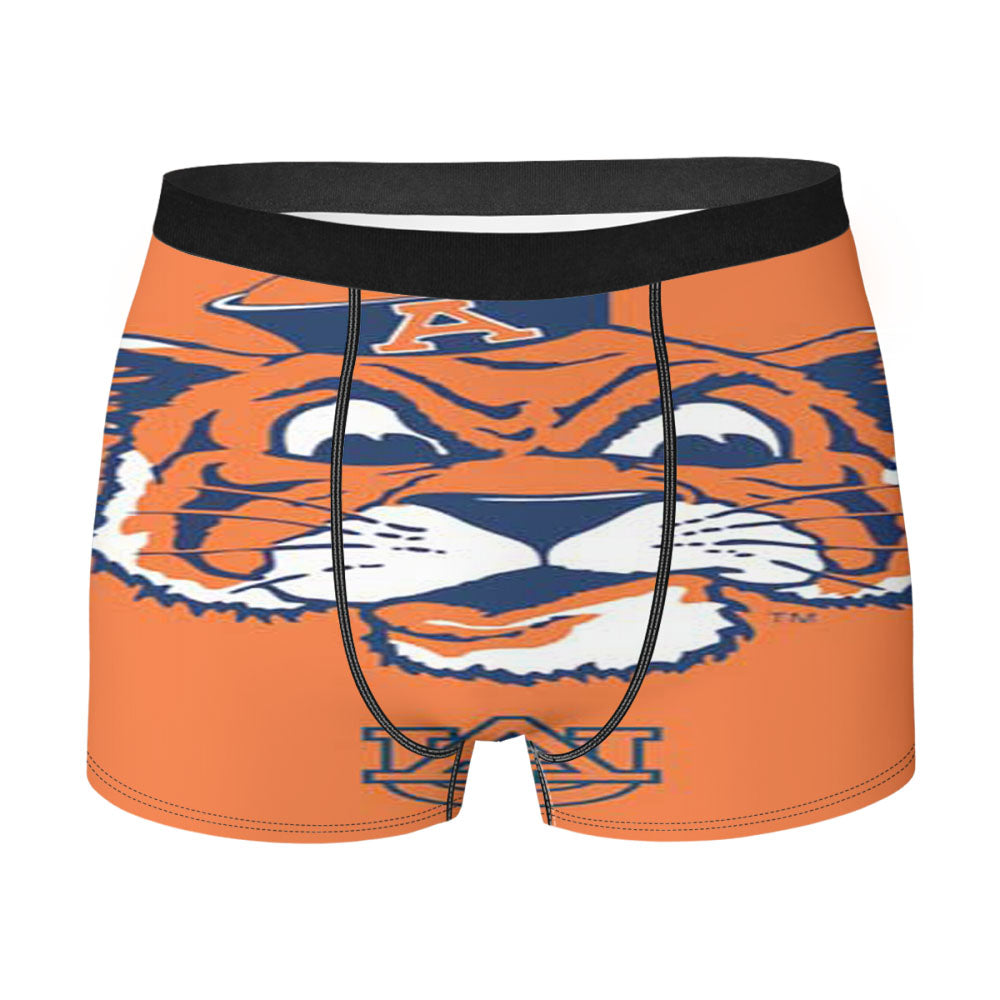 Auburn Tigers Face Men'S Boxer Briefs