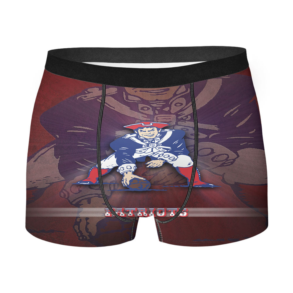 Awesome New England Patriots Logo Men'S Boxer Briefs