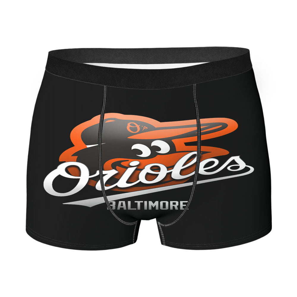 Baltimore Orioles Logo Black Wallpaper Men'S Boxer Briefs
