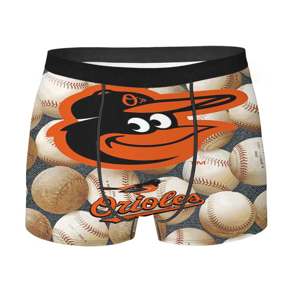 Baltimore Orioles Mlb Baseball Men'S Boxer Briefs