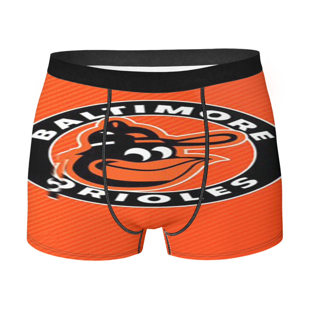 Baltimore Orioles Mlb Sport Logo Men'S Boxer Briefs