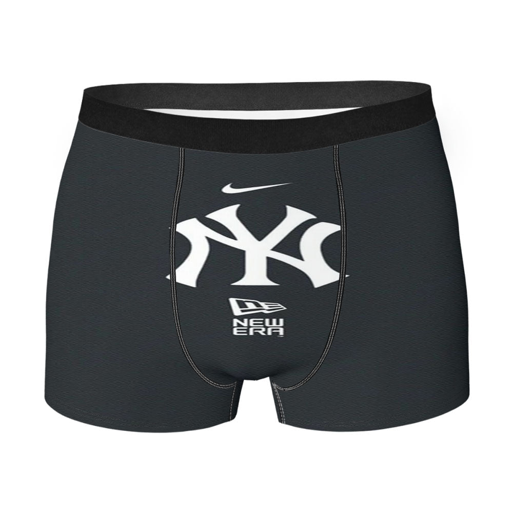 Baseball New York Yankes Black Men'S Boxer Briefs