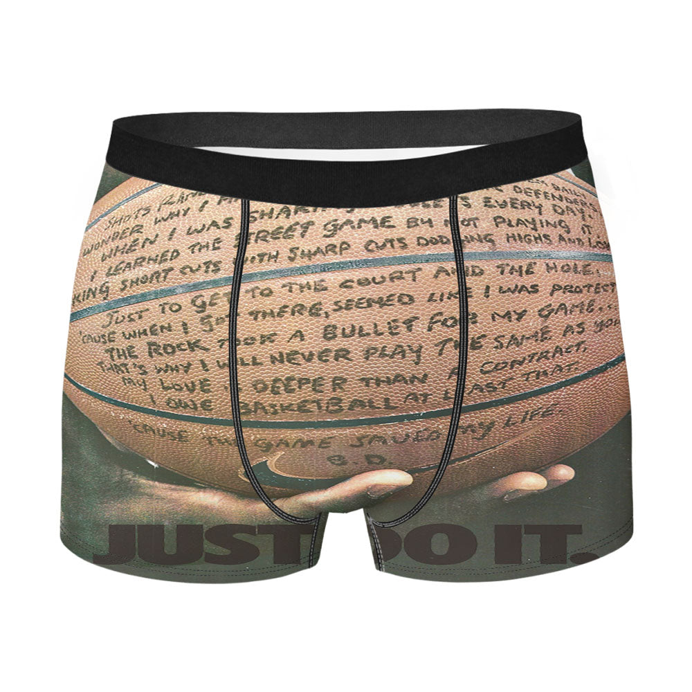 Basketball Tumblr Quotes Wallpaper Men'S Boxer Briefs