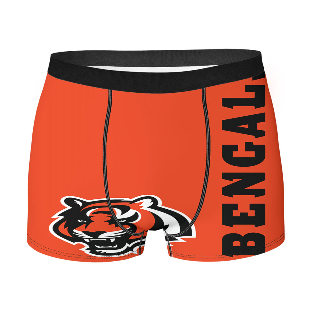 Bengals Cincinnati Tigre Orange Men'S Boxer Briefs
